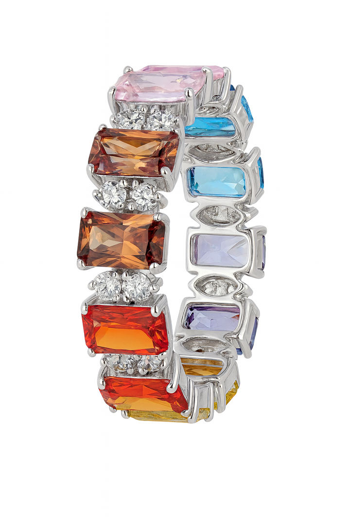 Kaleidoscope Eternity Ring