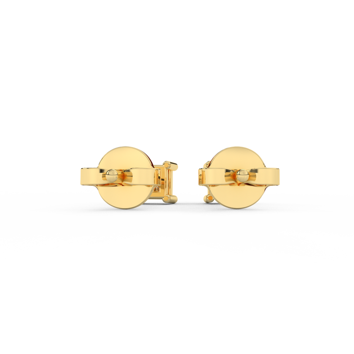 0.10 Carat Princess Cut Diamond Stud Earrings | Crafted In 14KT Gold - Fehu Jewels