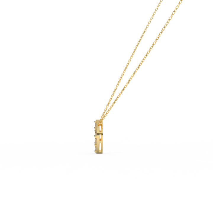 0.56 Cttw Round Cut Natural Diamond Pendant Necklace for Women | 14K Rose, White, and Yellow Gold | Marquise Leaf Design - Perfect Gift for Her - Fehu Jewels