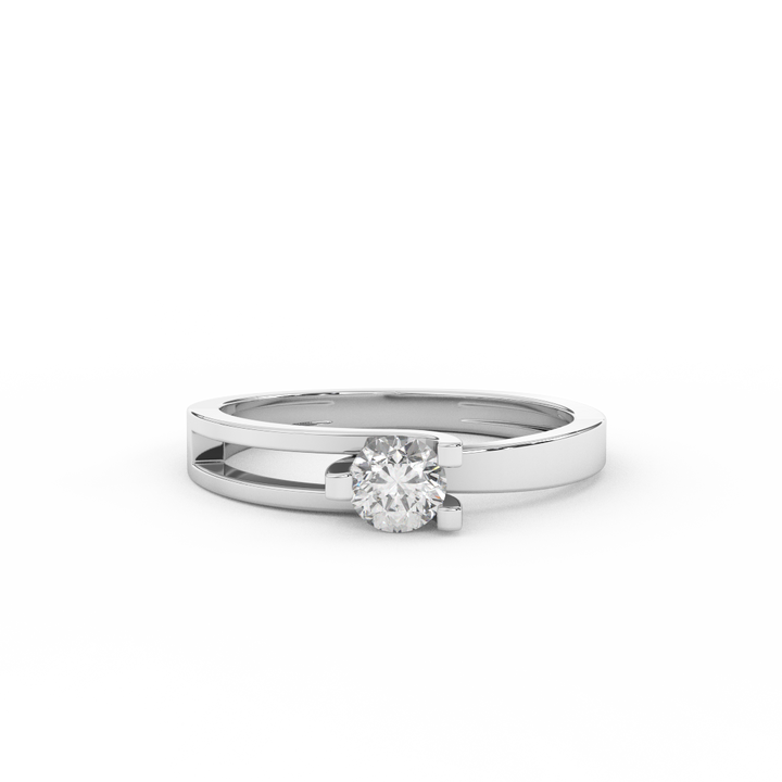 Delicate 2/7 Carat Certified Diamond Solitaire Engagement Ring - Fehu Jewels