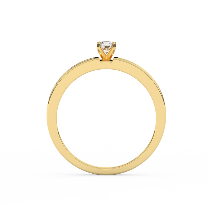 1/2 Cttw Certified Diamond Floris Channel-Setting Ring In 14kt Gold - Fehu Jewels
