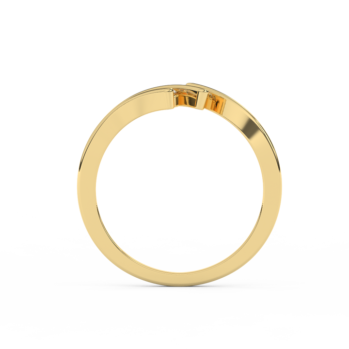 0.10 Cttw Certified Diamond Tension-Setting Cluster Ring In 14kt Gold - Fehu Jewels