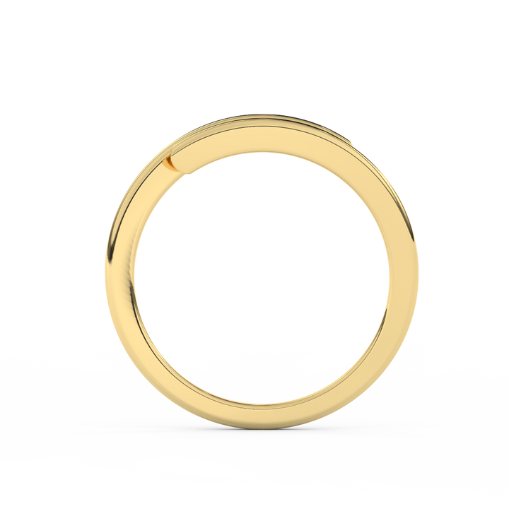 1/4 Cttw Certified Diamond Four-Stone Bypass Ring In 14kt Gold - Fehu Jewels