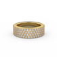 14kt Gold Eternity Band Featuring Certified Natural Diamonds, Total Weight 3.00 Cttw