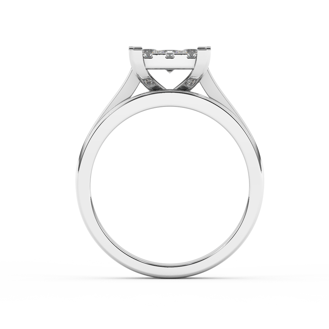 Certified Natural Diamond 1 1/5 Cttw Bridal Set In 14kt Gold - Timeless Elegance - Fehu Jewels