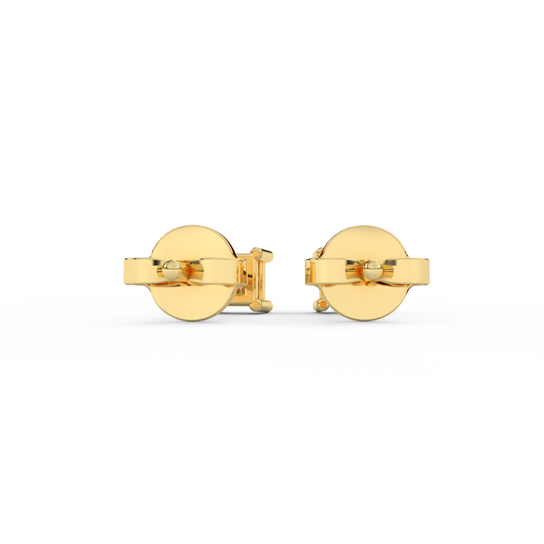 0.10 Carat Princess Cut Diamond Stud Earrings | Crafted In 14KT Gold - Fehu Jewels