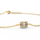 1/9 Cttw Baguette Diamond Bracelet | Captivating Square Design In 14kt Gold