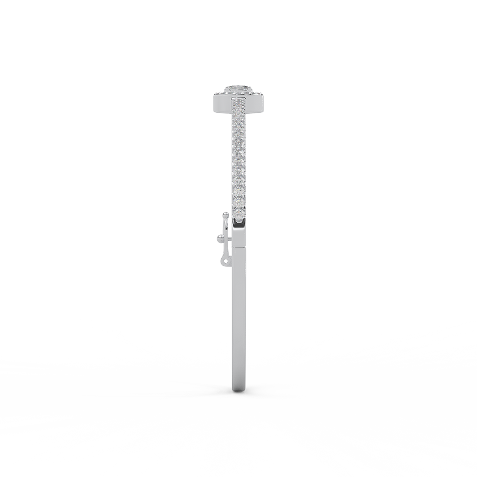 1 2/5 Cttw Certified Diamond Captivating Bangle Bracelet In 14KT Gold - Fehu Jewels