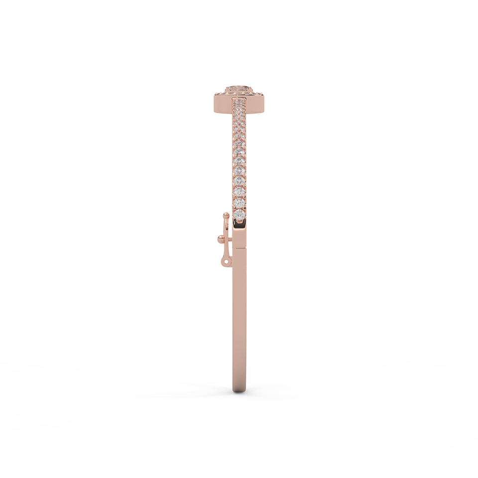 1 2/5 Cttw Certified Diamond Captivating Bangle Bracelet In 14KT Gold - Fehu Jewels