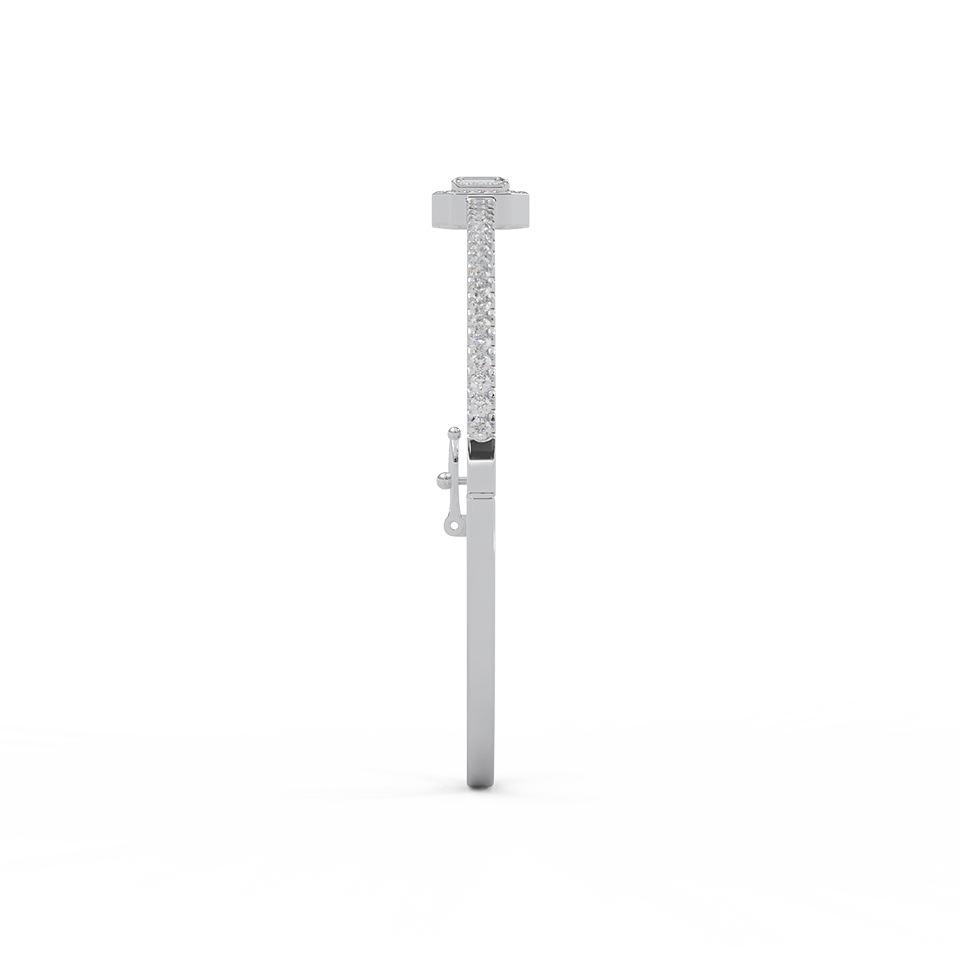 1 1/6 Cttw Certified Diamond Elegant Bangle In 14KT Gold - Fehu Jewels