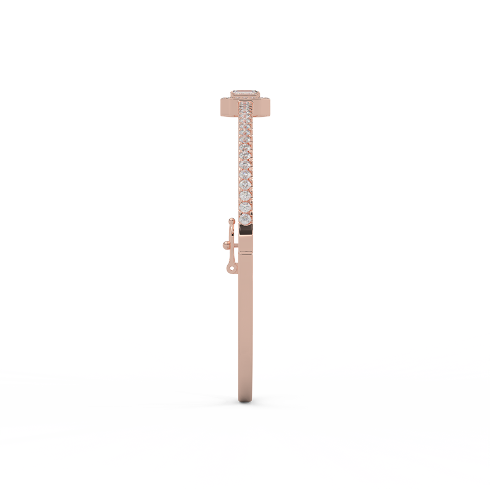 1 1/6 Cttw Certified Diamond Elegant Bangle In 14KT Gold - Fehu Jewels