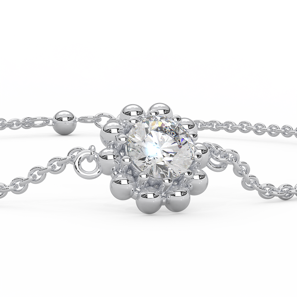 1.00 Cttw Certified Diamond Avion Bracelet In 14KT Gold - Fehu Jewels
