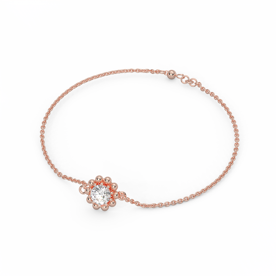 1.00 Cttw Certified Diamond Avion Bracelet In 14KT Gold - Fehu Jewels