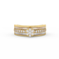 6/7 Cttw Certified Natural Diamond Floris Ring | Timeless Elegance In 14kt Gold