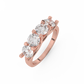 Elegant 2.0 Cttw Certified Diamond Four Stone Ring In 14kt Gold