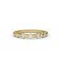 2/5 Cttw Certified Diamond Delicate Seven Stone Band In 14kt Gold