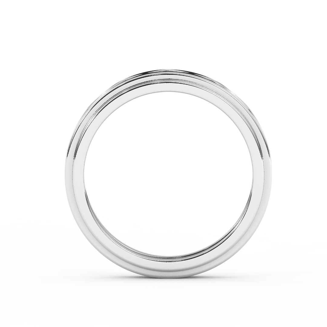 Timeless Elegance Men's Band In 14kt Gold - Fehu Jewels