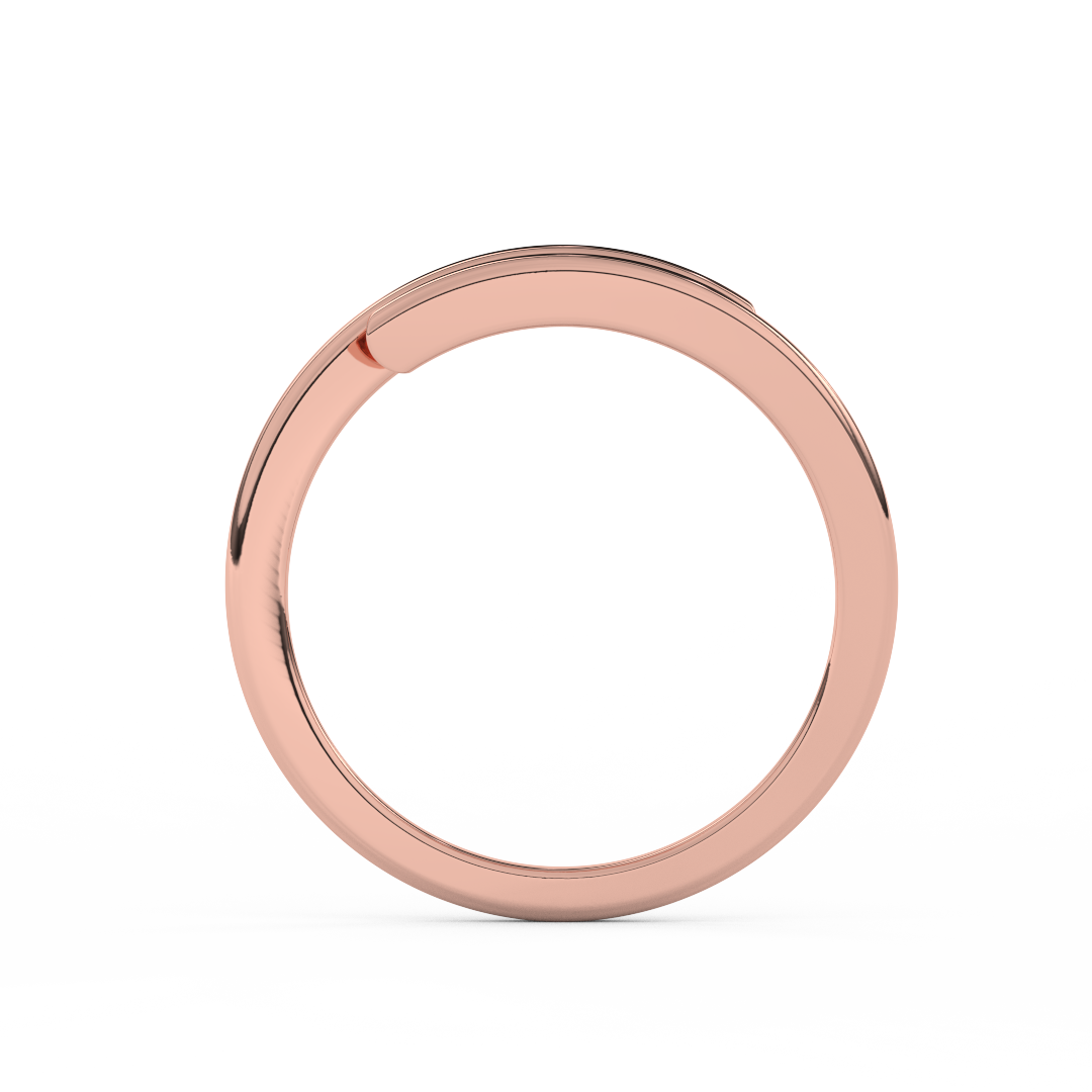 1/4 Cttw Certified Diamond Four-Stone Bypass Ring In 14kt Gold - Fehu Jewels