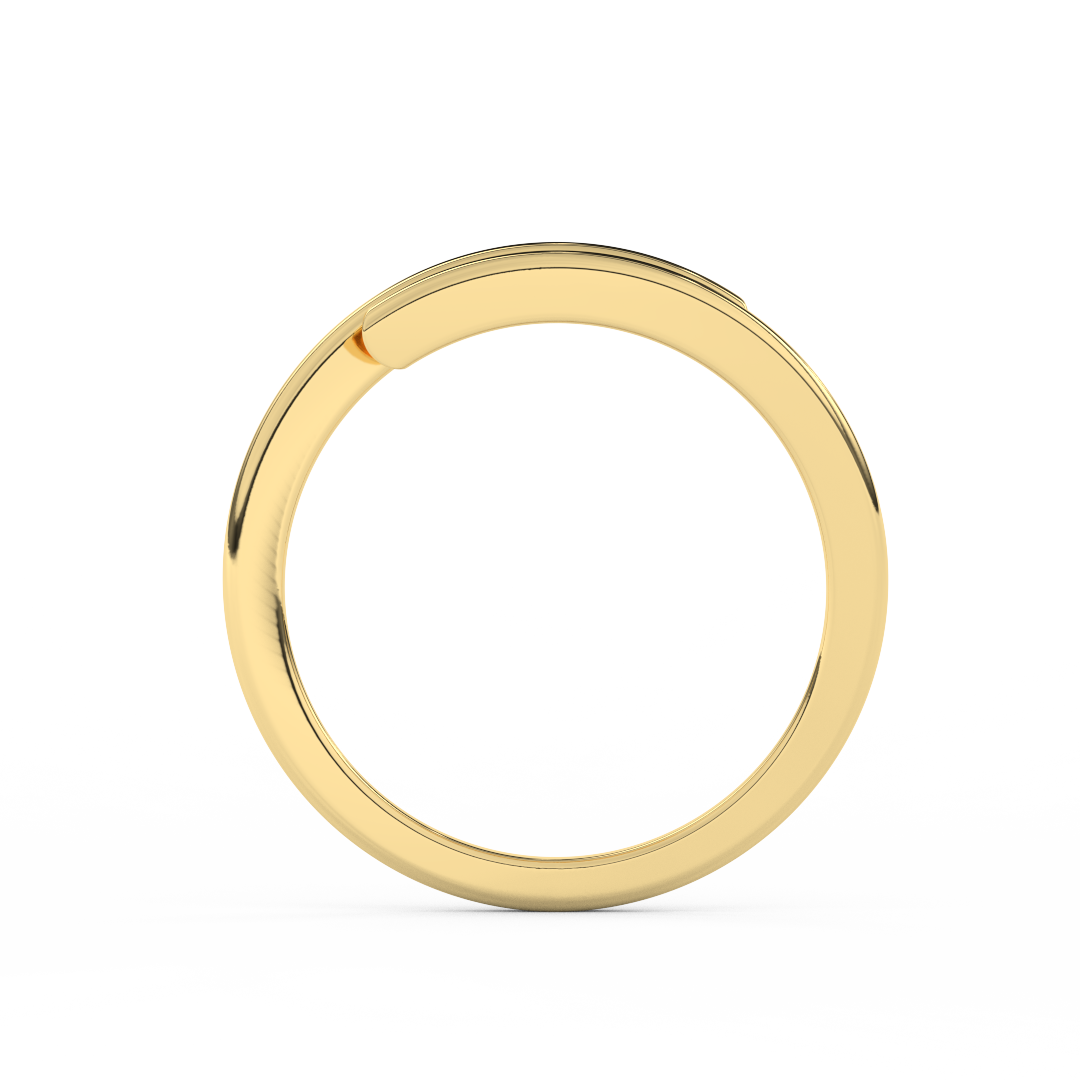 1/4 Cttw Certified Diamond Four-Stone Bypass Ring In 14kt Gold - Fehu Jewels