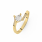 4/7 Cttw Certified Diamond Ring In 14kt Gold