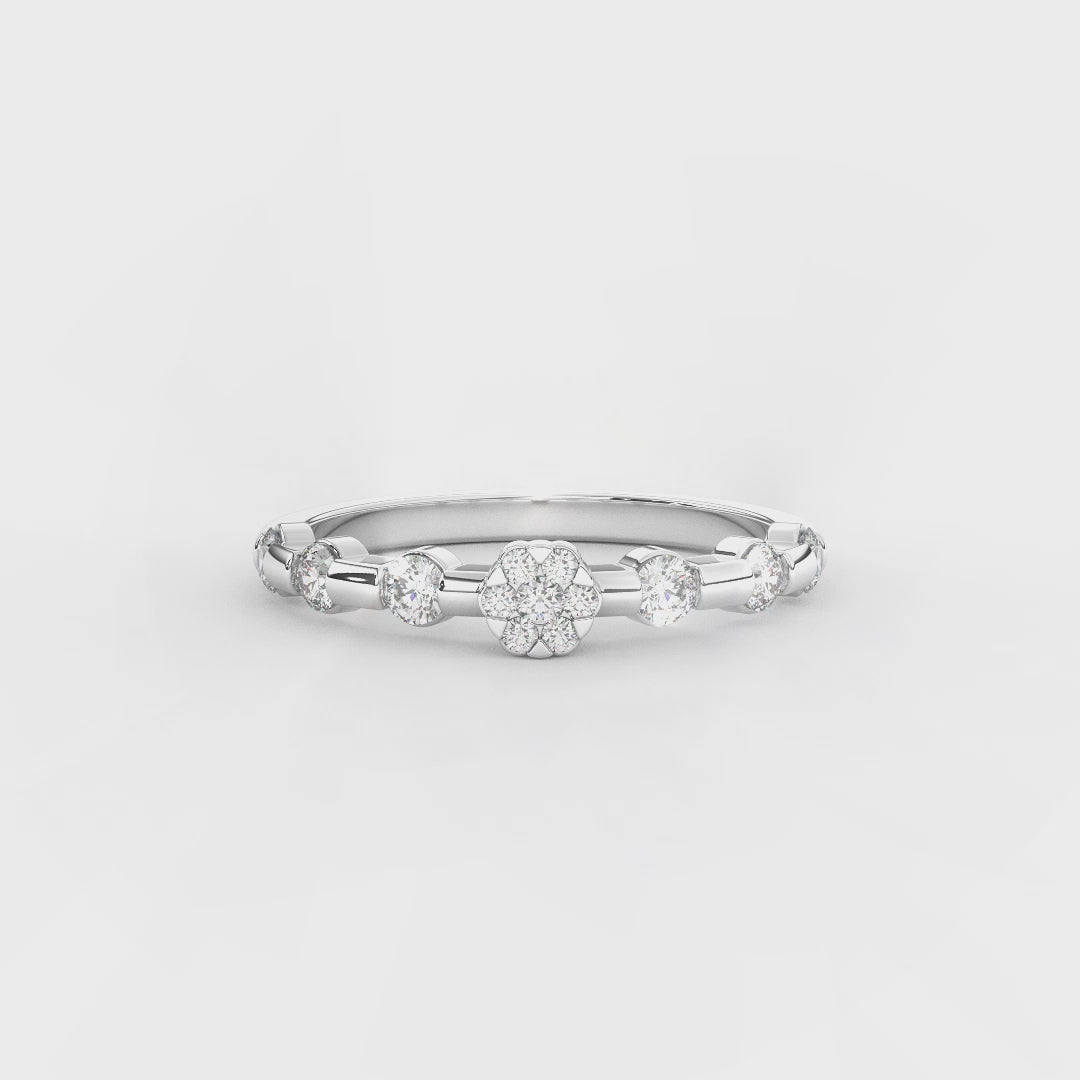 0.43 Carat Diamond Wedding Ring for Women | Crafted in 14KT Gold