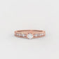 1/2 Cttw Certified Diamond Floris Channel-Setting Ring In 14kt Gold