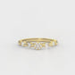 Exquisite 3/7 Cttw Certified Diamond Dot Ring In 14kt Gold