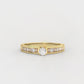 1/2 Cttw Certified Diamond Floris Channel-Setting Ring In 14kt Gold