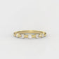 2/5 Cttw Certified Diamond Delicate Seven Stone Band In 14kt Gold