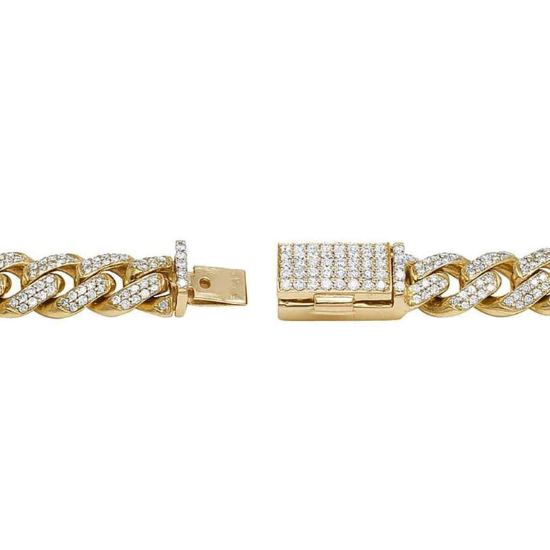 Gold Cuban Link Chain for Men yellow gold