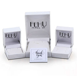 Diamond Huggie Hoop Earrings 14K, 10K, Gold & 925 Silver By Fehu Jewel