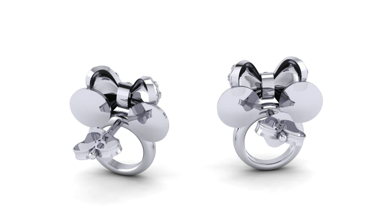 1/6ct. Round Diamond Earrings By Fehu Jewel