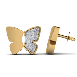 Butterfly Diamond Earring by fehu jewel