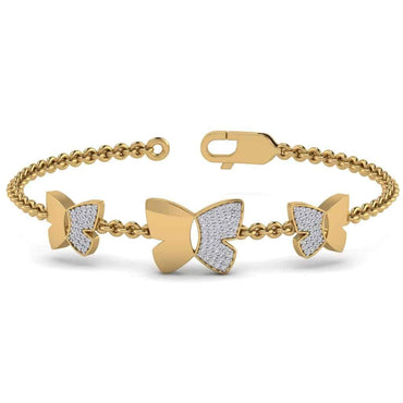 Butterfly Bracelet for Women yellow gold