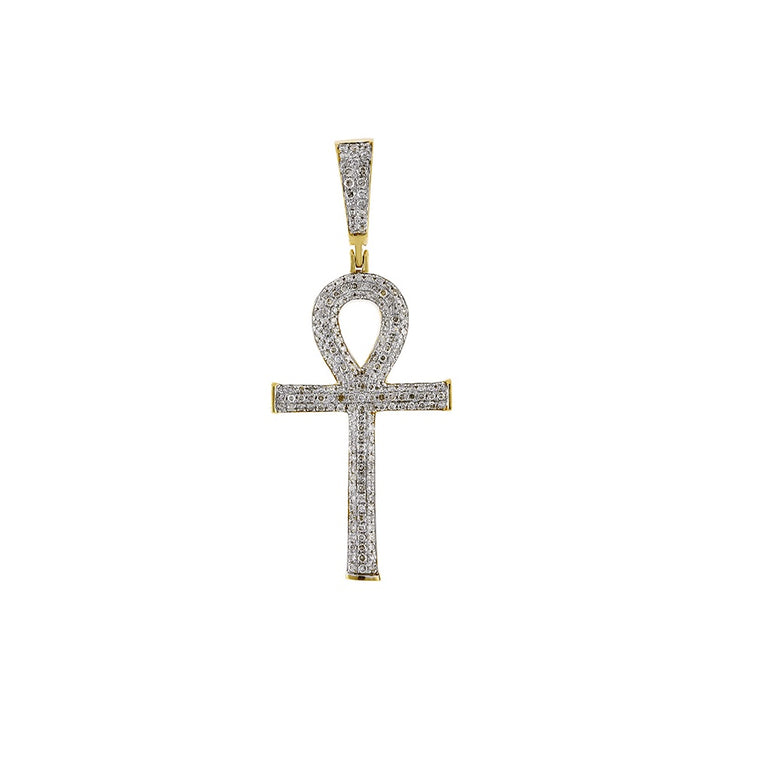 0.75 Ctw Egyptian Cross Pendant by FEHU