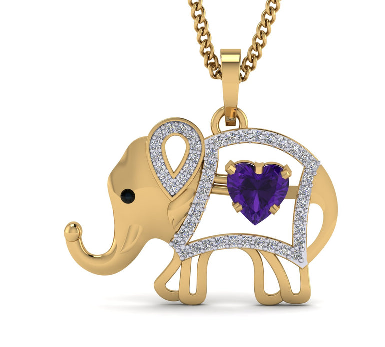 Baby Elephant pendant for women
