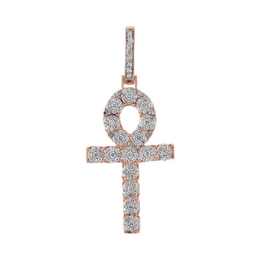 Egyptian Cross Necklace rose gold