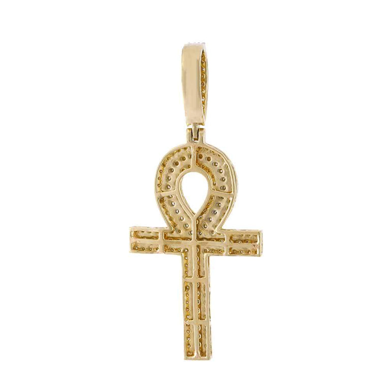 Egyptian Cross Pendant yellow gold