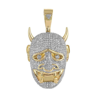 yellow Gold Devil Necklace
