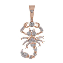Scorpion Necklace rose gold