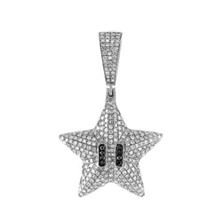 Starfish Necklace Pendant white gold