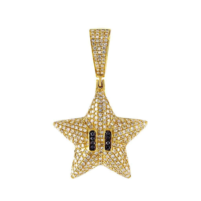 Starfish Necklace Pendant yellow gold