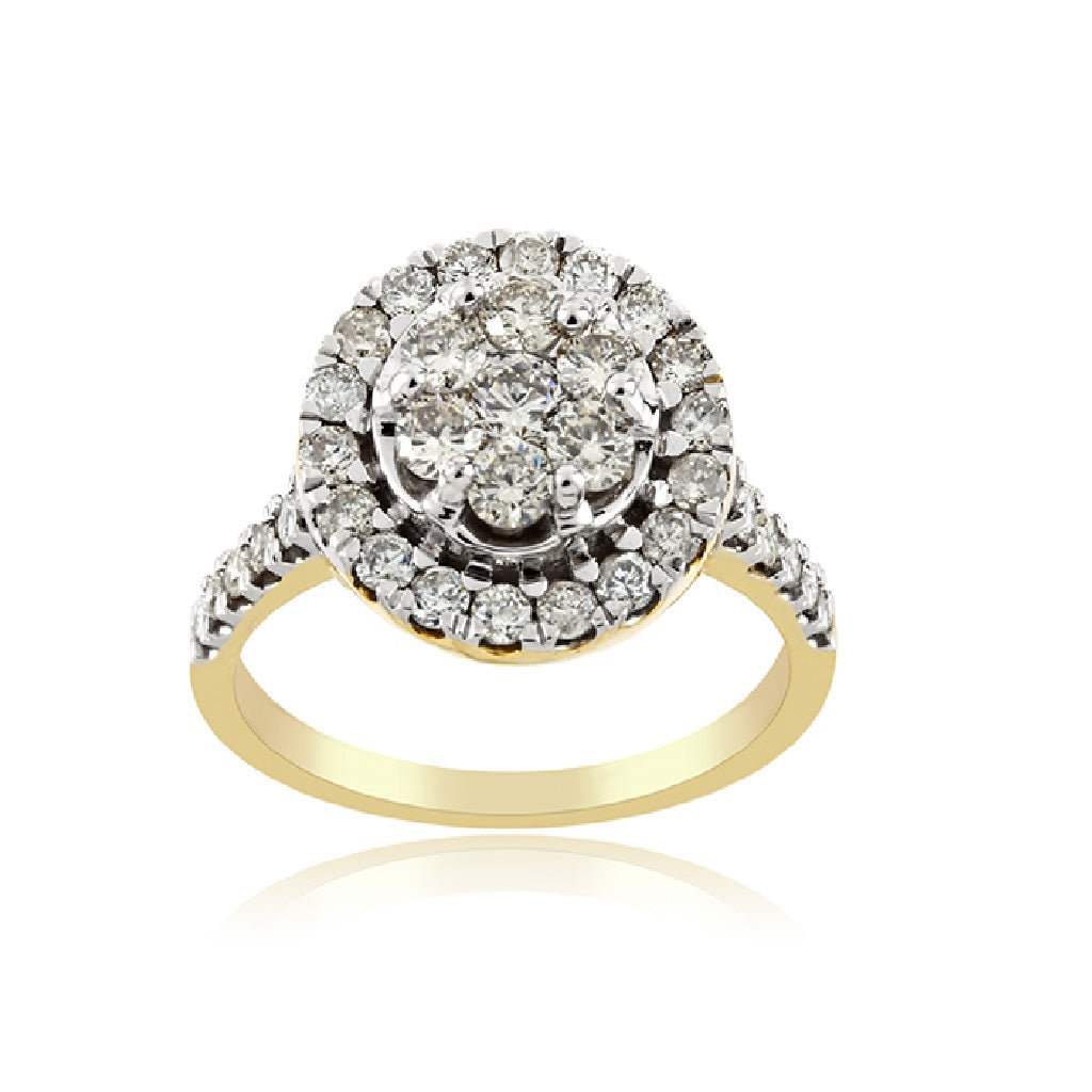 1-1/2 Ct Engagement Ring By Fehu Jewel